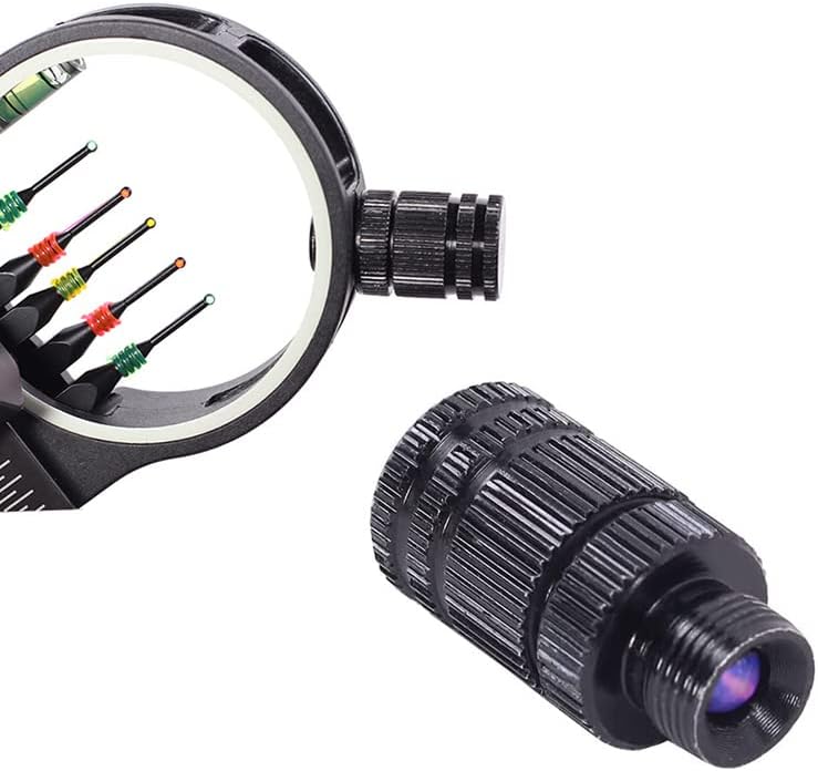 SOPOGER Archery Bow Sight Light - Compound 3/8-32 Led Battery Fiber Optic Bow Sight Light Thread Universal Fit - Image 1